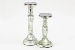 Flamant Zinia, Kandelaar, Kwikglas, S^ Decoratie